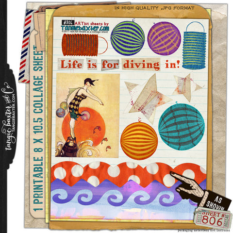 ARTist Collage Sheet #806
