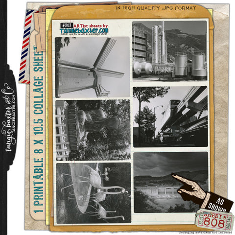 ARTist Collage Sheet #808
