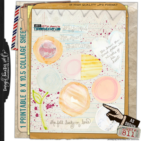 ARTist Collage Sheet #811
