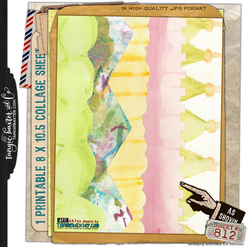 ARTist Collage Sheet #812