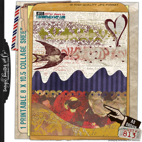 ARTist Collage Sheet #813