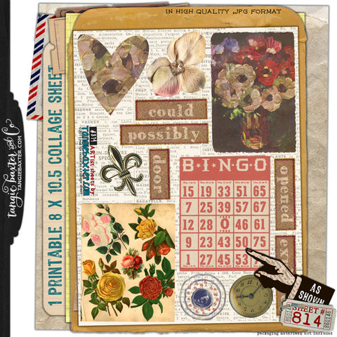 ARTist Collage Sheet #814