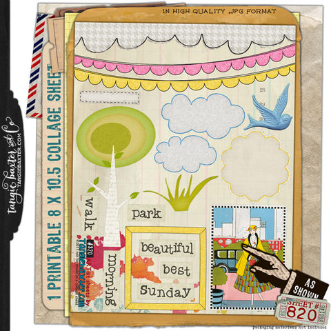 ARTist Collage Sheet #820