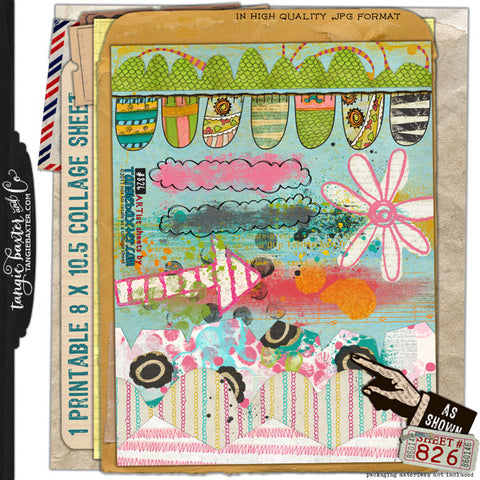 ARTist Collage Sheet #826
