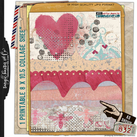 ARTist Collage Sheet #832
