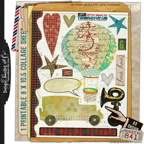 ARTist Collage Sheet #841