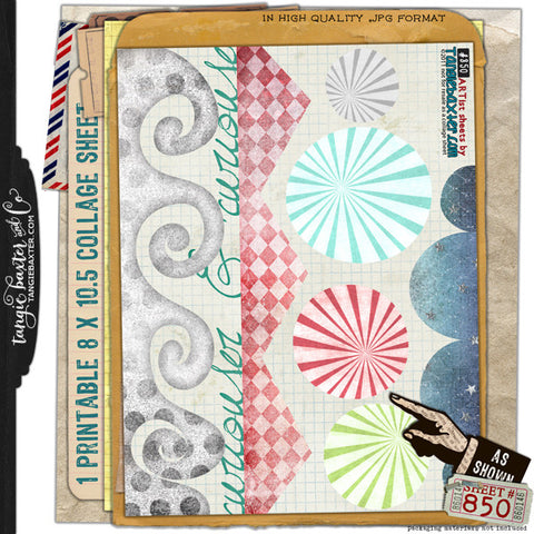 ARTist Collage Sheet #850
