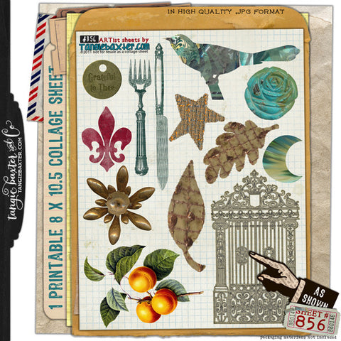 ARTist Collage Sheet #856