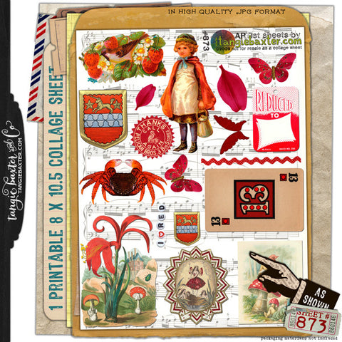 ARTist Collage Sheet #873