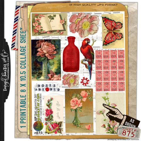ARTist Collage Sheet #875