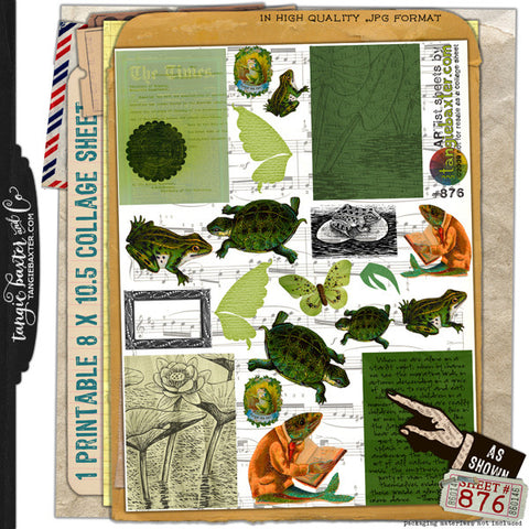 ARTist Collage Sheet #876