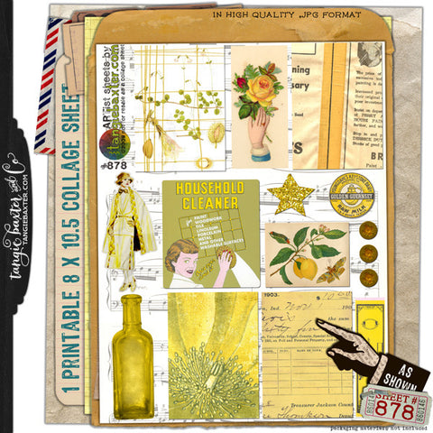 ARTist Collage Sheet #878