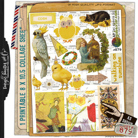 ARTist Collage Sheet #879