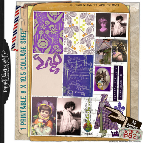 ARTist Collage Sheet #882