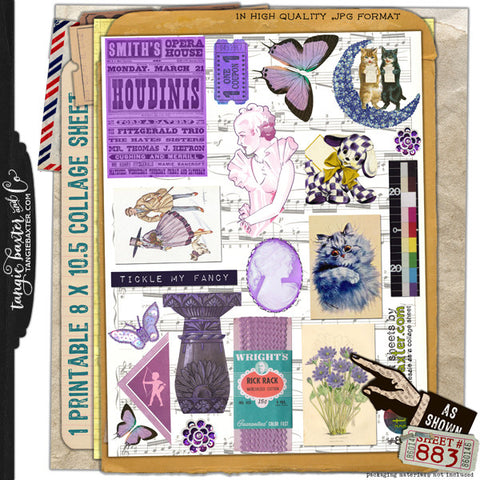 ARTist Collage Sheet #883