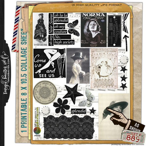 ARTist Collage Sheet #889