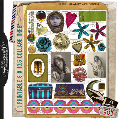 ARTist Collage Sheet #903