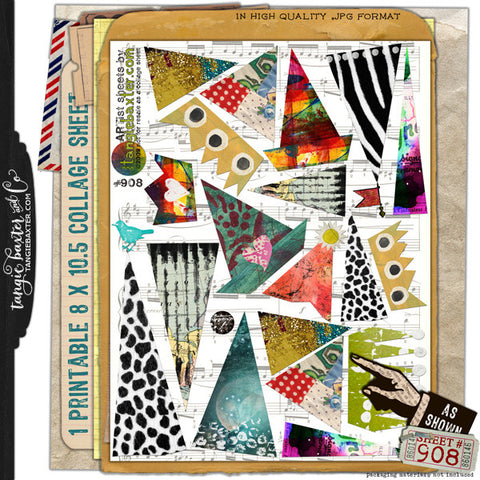 ARTist Collage Sheet #908