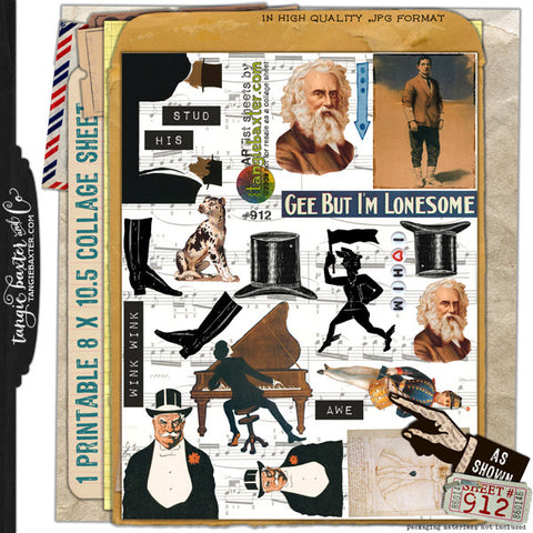 ARTist Collage Sheet #912