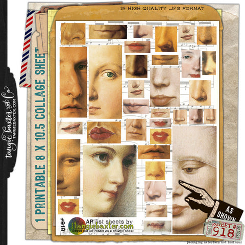 ARTist Collage Sheet #918