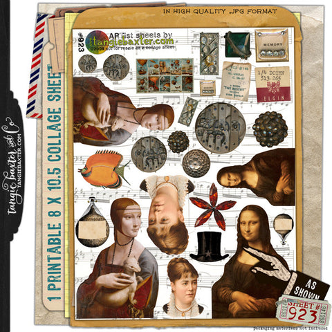 ARTist Collage Sheet #923