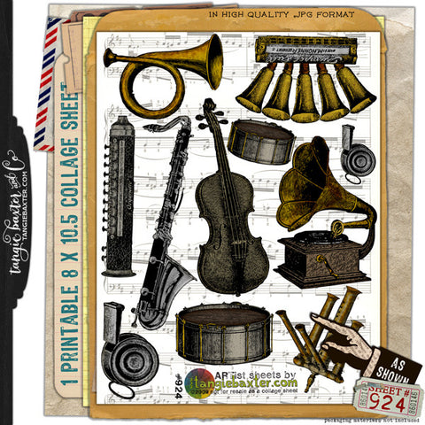 ARTist Collage Sheet #924