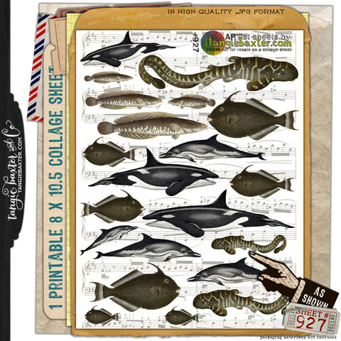 ARTist Collage Sheet #927