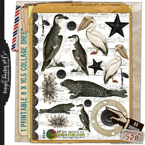 ARTist Collage Sheet #928