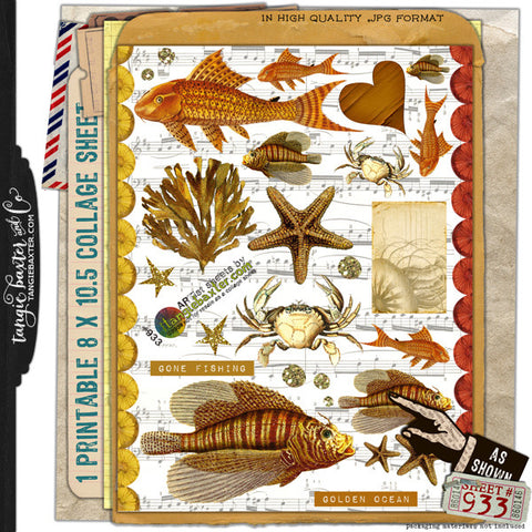 ARTist Collage Sheet #933