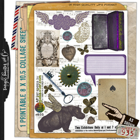 ARTist Collage Sheet #935