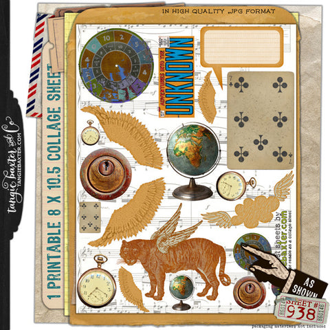 ARTist Collage Sheet #938