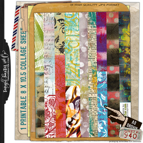 ARTist Collage Sheet #940
