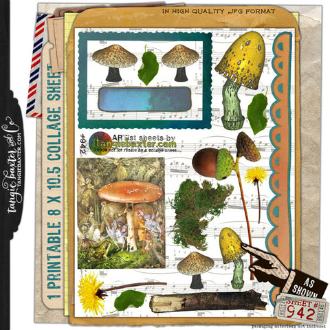ARTist Collage Sheet #942
