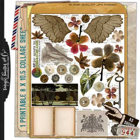 ARTist Collage Sheet #944