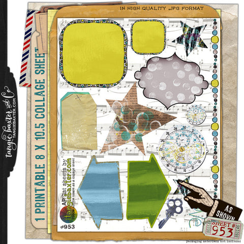 ARTist Collage Sheet #953