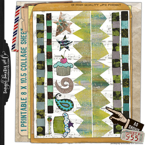 ARTist Collage Sheet #955