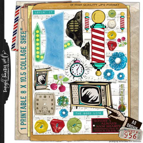 ARTist Collage Sheet #956