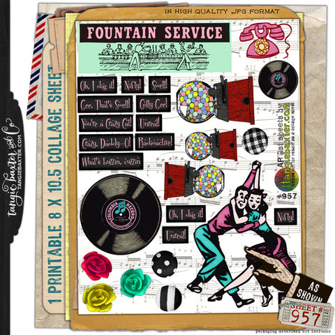 ARTist Collage Sheet #957