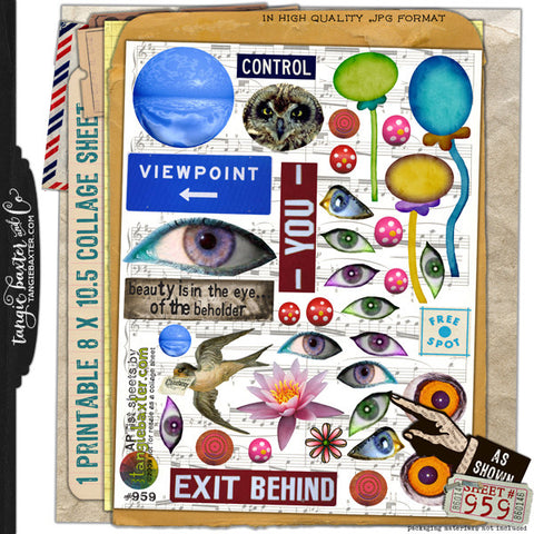 ARTist Collage Sheet #959