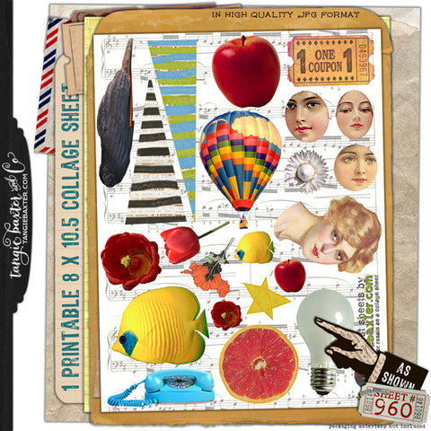 ARTist Collage Sheet #960