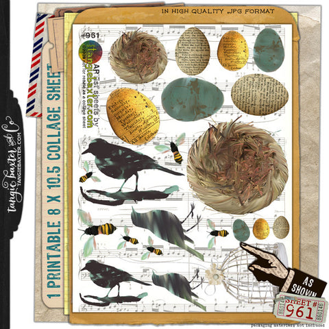 ARTist Collage Sheet #961