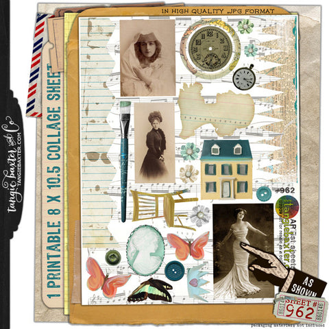 ARTist Collage Sheet #962