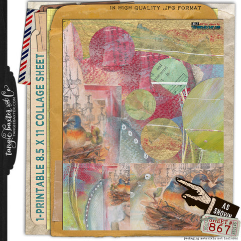 ARTist Collage Sheet #867