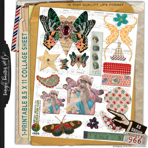 ARTist Collage Sheet #966