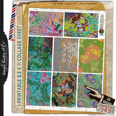 ARTist Collage Sheet #969
