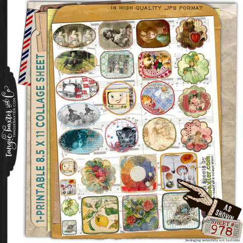ARTist Collage Sheet #978