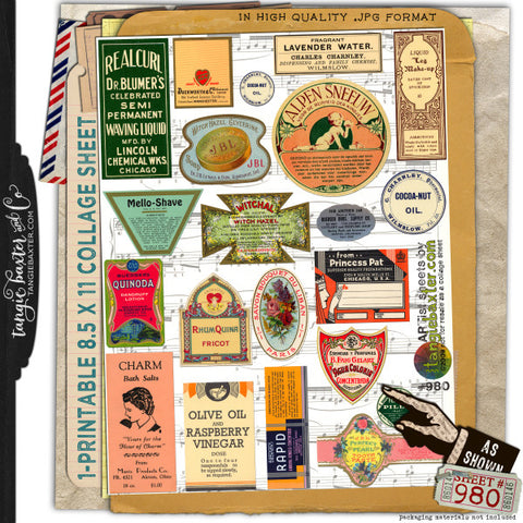 ARTist Collage Sheet #980