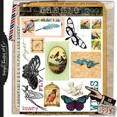 ARTist Collage Sheet #993
