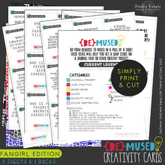 -{BE}MUSED Creativity Cards -Fangirl Special Edition