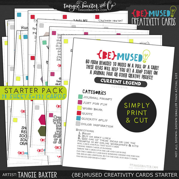 -{BE}MUSED Creativity Cards
